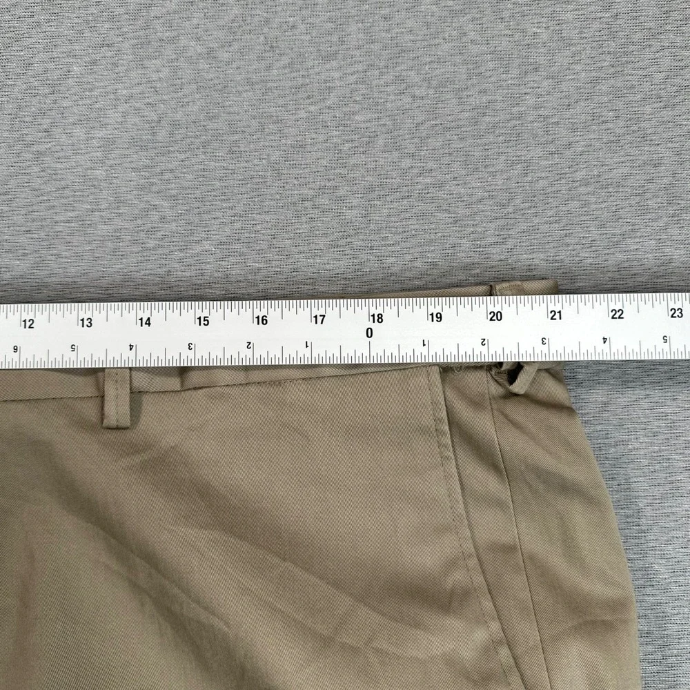 Haggar Pants Mens 34x29 (42x29) Iron Free Premium Khaki Classic Fit Stretch NEW